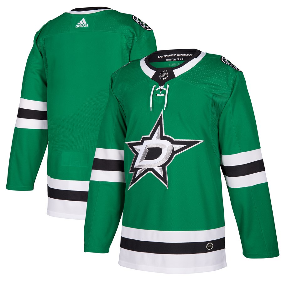 Men's Adidas Dallas Stars Green Stitched NHL Jersey